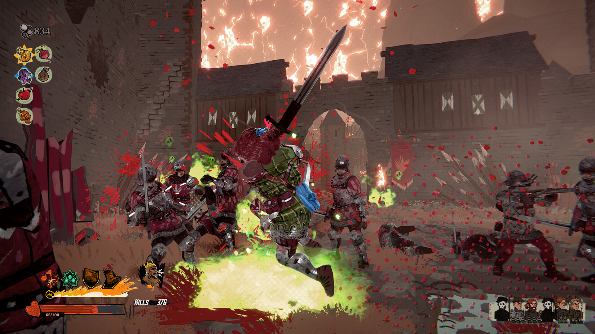 The settlement and progression area shown in an official Tears of Metal screenshot